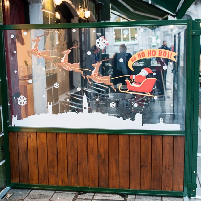 Christmas Window Signage